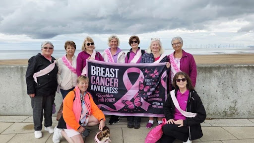 Friends step out for 11th year running to support breast cancer care charity