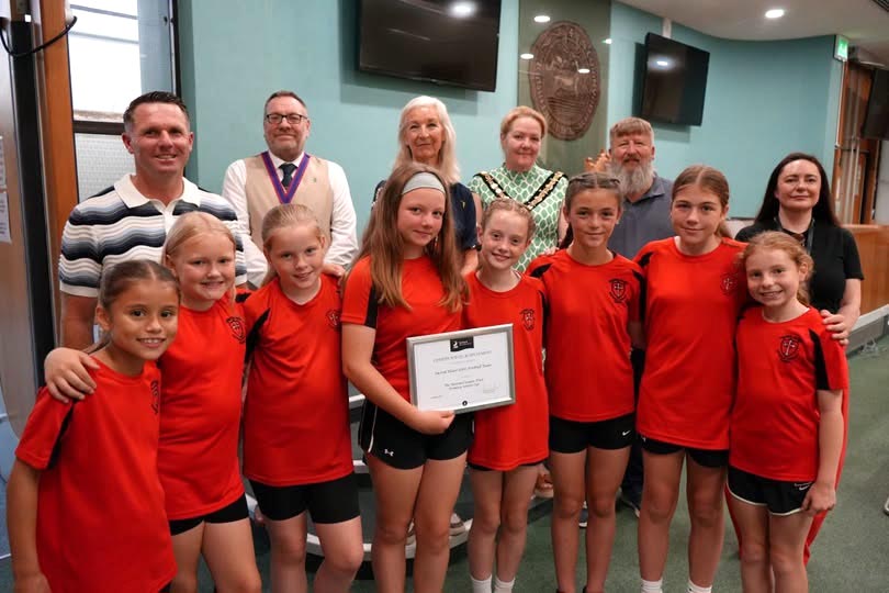 Council adds to Wembley winning girls team trophy cabinet
