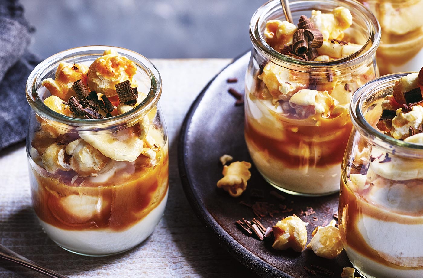 BANOFFEE YOGHURT POTS