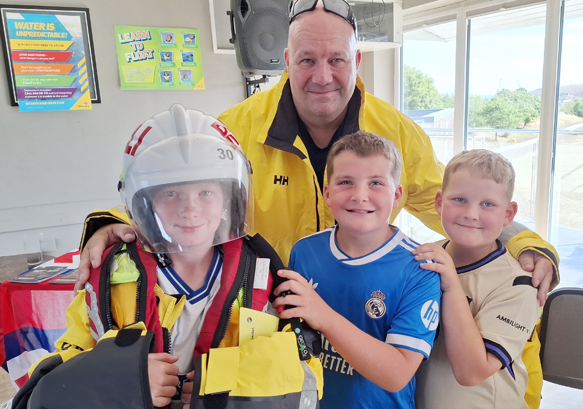 Youngsters get on board for RNLI’s sea safety advice