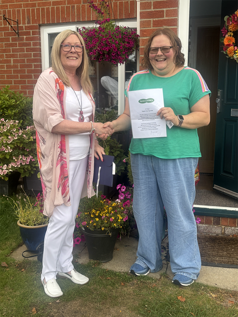 Charity’s summer raffle helps raise almost £4,000