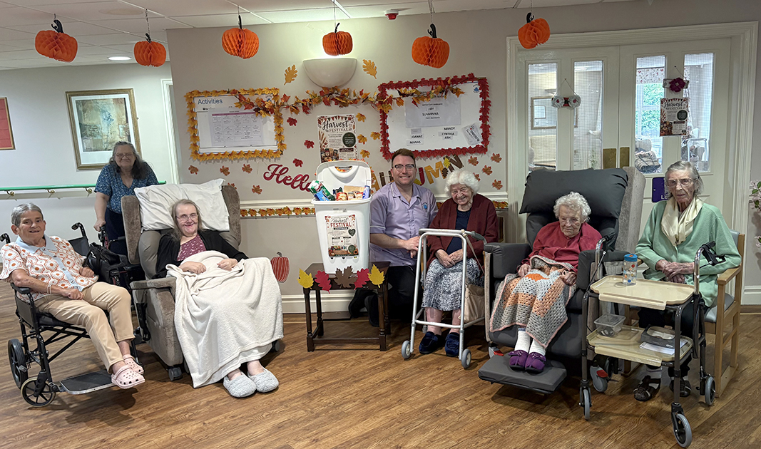 Care home’s Harvest Festival