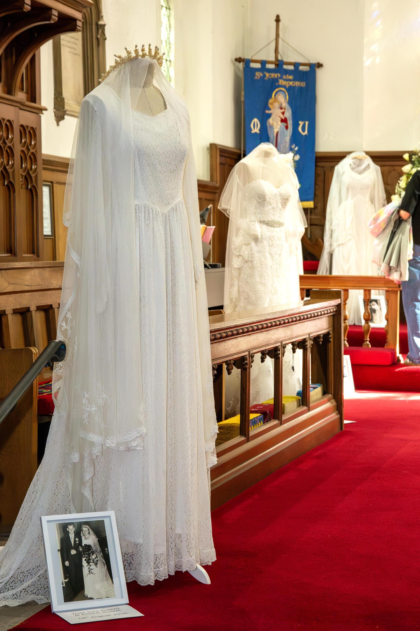 Dresses take ‘bride’ of place in display